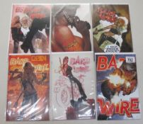 6 Barb Wire variant edition comics