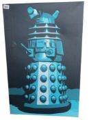 A canvas print of a Dalek by D3D - Doctor Who canvas measures 21 inches (53cm) wide by 32 inches