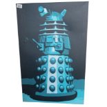 A canvas print of a Dalek by D3D - Doctor Who canvas measures 21 inches (53cm) wide by 32 inches