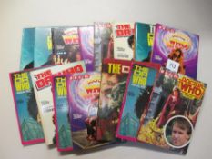 A collection of 15 Doctor Who Tom Baker annuals