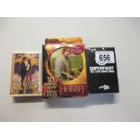Sealed collectors packs of cards including 3D The Hobbit,