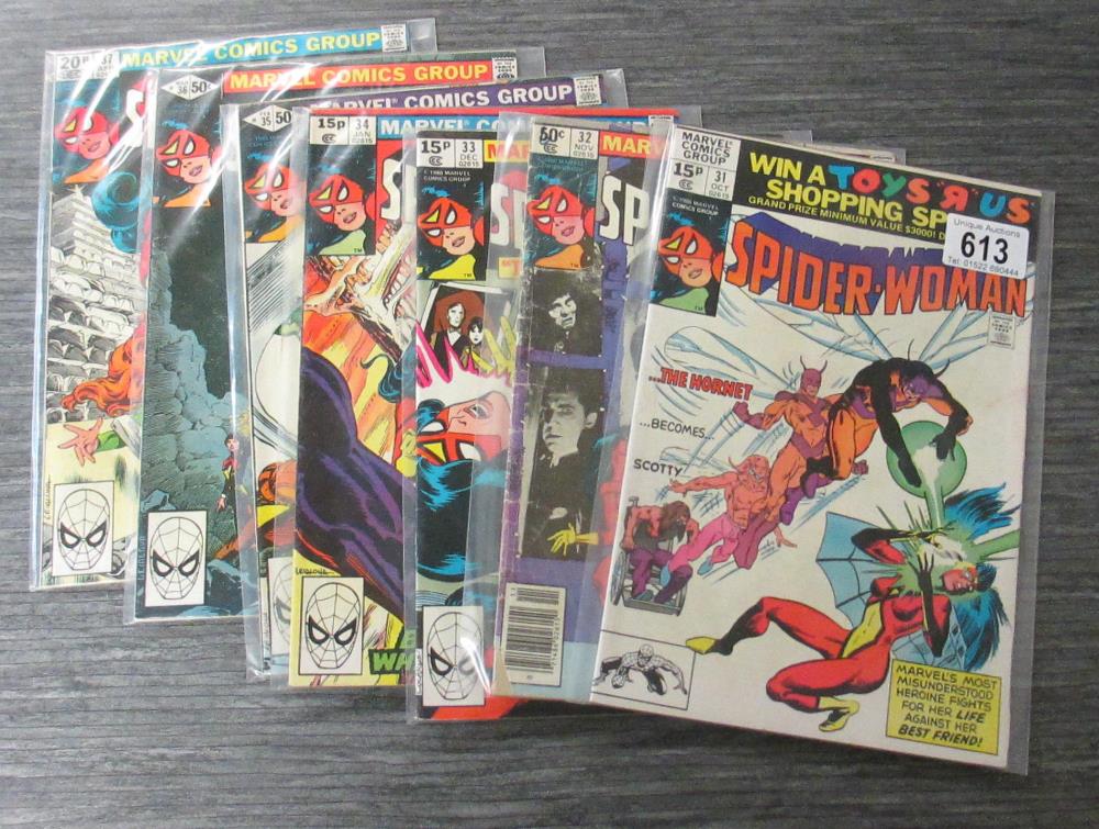 Marvel Spider-woman comics 31-37