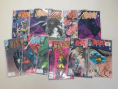 10 1st edition DC Detective comics in plastic covers