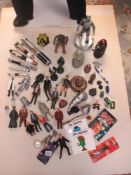 An excllent collection of Doctor Who ralated toys, actions figures,