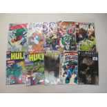 10 1st edition comics in plastic covers including Hell Spawn, Hulk ,