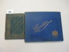 2 vintage and antiquarian Photographic View Album books of London