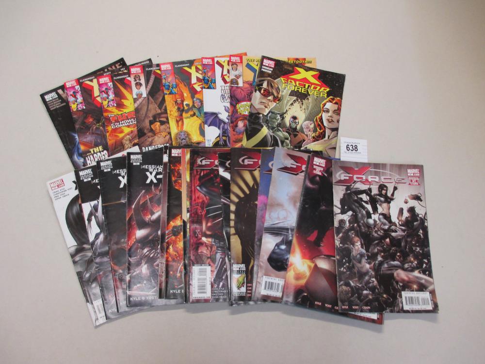Marvel comics X-Force series 2-17, X-Men Forever 1,2,