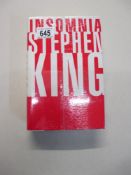 Stephen King Insomnia new and sealed