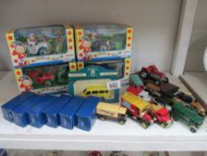 4 boxed Corgi Noddy in Toyland models and a quantity of unboxed mixed Die cast