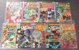 9 Marvel Spotlight comics 1976, 1979-1980 including Sub-Mariner, Captain Marvel,