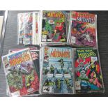 A large collection of New Mutants comics and annuals