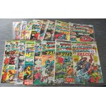 A collection of 15 1970s Captain America comics including 181,182,184,186,187,188,