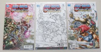 3 DC comics He-Man Thundercats variant covers comics