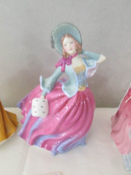 3 Royal Doulton figurines - Kirsty, Alexandra and Autumn Breeze. - Image 3 of 4