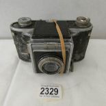 An Eichapfel Noviflex camera with Meyer Gorlitz Trioplan 1:3.5 F= 7.5 cm lens, a/f.