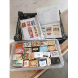 A large quantity of vintage matchboxes and match labels.