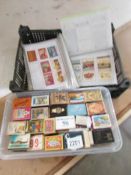 A large quantity of vintage matchboxes and match labels.