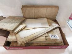 A quantity of 18th century and later ephemera, some relating to Hampton Court.