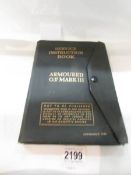 A second world war service instruction book, Armoured O.P.