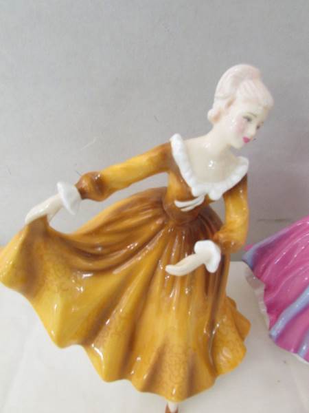 3 Royal Doulton figurines - Kirsty, Alexandra and Autumn Breeze. - Image 4 of 4