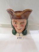 A Royal Doulton character jug 'Vicar of Bray', No. 807475. In good condition.