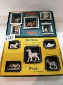 2 boxed Wade Whimsies sets - Zoo animals and Farm animals,