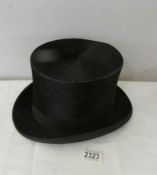 A Tress & Co., London top hat.