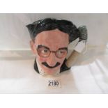 A Royal Doulton character jug 'Groucho Marx', D6710. In good condition.