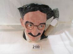 A Royal Doulton character jug 'Groucho Marx', D6710. In good condition.