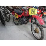 An XL250 trial bike, turns over, compression good, non running.