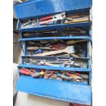 A cantilever toolbox full of good quality tools