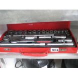 A good quality socket set and various taps and dies