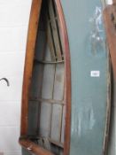 A good vintage canoe for restoration or display purposes, approximately 350 cm long.