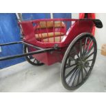 A good 4 seat single horse buggy in original livery.