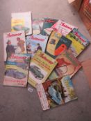 A large quantity of vintage car magazines 1950s onwards including Autocar, Practical Motorist,