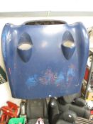 An Austin Healey Sprite MK1 Frogeye Fibreglass Bonnet