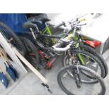 3 bikes including Raleigh Max Aero 18 GS bicycle,