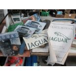 A quantity of Jaguar sales brochures, posters,