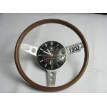A vintage Tissot steering wheel clock