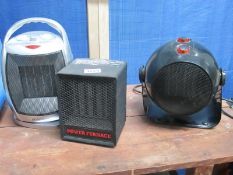 3 workshop fan heaters