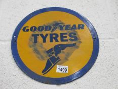 A Goodyear tyre sign