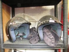 2 open face Viper helmets both size S