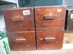 A 4 drawer cabinet and contents of tools etc