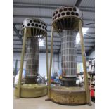 2 Aladdin parafing heaters, "Treble '0' one series 38".