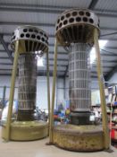 2 Aladdin parafing heaters, "Treble '0' one series 38".