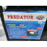 An as new Predator petrol generator