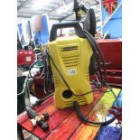 A Karcher K2 pressure washer