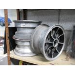 3 10'' Dunlop alloy wheels