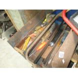 3 boxes of quality workshop tools, vice,