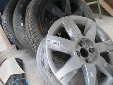 2 x 250/50 R17 Tyres and a set of 4 alloys (4 stud).